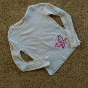 Gap White Butterfly Cotton shirt